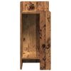vidaXL Stranska mizica s polico Old Wood 25,5x27x60 cm