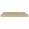 vidaXL Stenske police 4 kosi barva hrasta 60x23,5x3,8 cm MDF