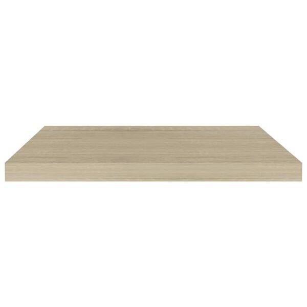 vidaXL Stenske police 4 kosi barva hrasta 60x23,5x3,8 cm MDF