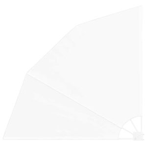 vidaXL Zaslon za zasebnost na balkonu 140 x 140 cm Poliester Bela