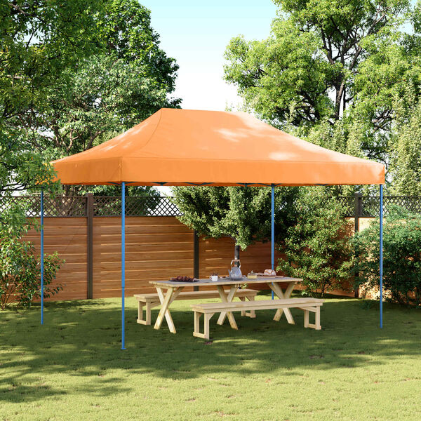 vidaXL Zabavni &scaron;otor Oranžna 279 x 410 x 315 cm Oxford tkanina