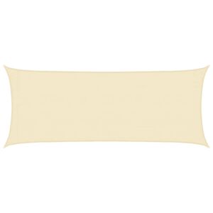 vidaXL Senčno jadro 160 g/m&sup2; krem 2x4,5 m HDPE