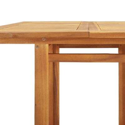 vidaXL Bistro miza 75x75x110 cm trden akacijev les