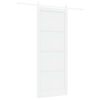 vidaXL Drsna vrata ORKDAL 93 x 232 cm Inženirski les Bela