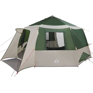 vidaXL &Scaron;otor za 12 oseb s streho Zelena in Siva 500 x 500 x 294 cm