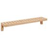 vidaXL Stenski viseči stojalo Naravna 62 x 10 x 12,5 cm