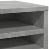 vidaXL Organizator za pisalno mizo betonsko siv 36x26x29,5 cm inž. les