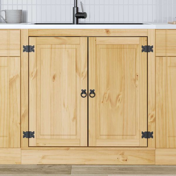 vidaXL Za omarice s shranjevanjem SKI Medeno Rjava 80 x 46 x 81,5 cm