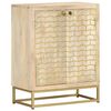 vidaXL Komoda z 2 vrati 55x30x70 cm trden mangov les