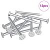 vidaXL Žeblji za Les 12 kos srebrna &Oslash; 3 x 15 mm Kovina