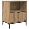vidaXL Nočna omarica artisan hrast 49 x 36 x 61 cm Konstruiran les