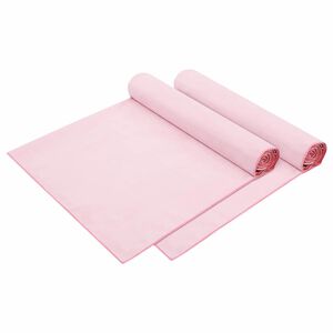 vidaXL Brisače za ležalnik 2 pcs Roza 210 x 75 cm