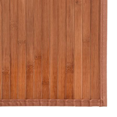 vidaXL Preproga pravokotna rjava 100x400 cm bambus