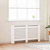 vidaXL Pokrov za radiator bel 152x19x81,5 cm MDF
