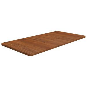 vidaXL Kopalni&scaron;ki pult temno rjav 80x40x1,5 cm obdelan trden les