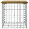 vidaXL Vrtna klop gabion 43x44x42 cm impregnirana borovina