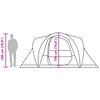 vidaXL Družinski šotor za 6 oseb kamuflažen vodoodporen