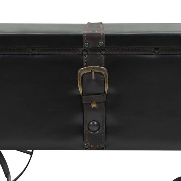 vidaXL Klubska mizica mediapan in les jelke 110x55x43 cm