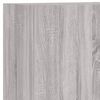 vidaXL Stenska TV omarica siva sonoma 40,5x30x102 cm inženirski les
