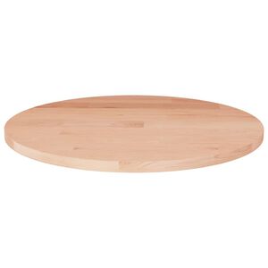 vidaXL Okrogla mizna plo&scaron;ča &Oslash;30x1,5 cm neobdelana trdna hrastovina