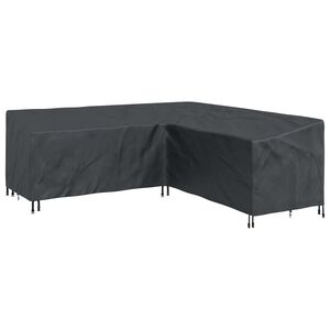 vidaXL Prevleka za pohi&scaron;tvo Črna 220 x 220 x 80 cm 420D Oxford tkanina