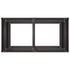 vidaXL Planter Black 80x40x80 cm Hladno valjano jeklo