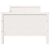 vidaXL Konstrukcija postelje Bela 80 x 200 cm Konstruiran les
