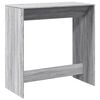 vidaXL Barska miza siva sonoma 102x50x103,5 cm inženirski les