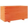 vidaXL Vrtno cvetlično korito vo&scaron;čeno 90x40x49,5 cm trdna borovina