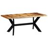 vidaXL Jedilna miza 180x90x75 cm trden palisander
