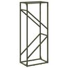 vidaXL Stojalo za drva olivno zelena 40x25x100 cm hladno valjano jeklo