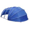 vidaXL Bazenski &scaron;otor dome 640 x 432 x 205 cm Azurna modra