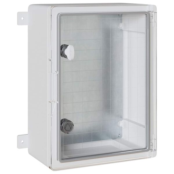 vidaXL Nadzorna omara Siva 30 x 19,5 x 40 cm ABS plastika