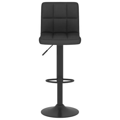 vidaXL Barski stolčki 2 kosa črno blago