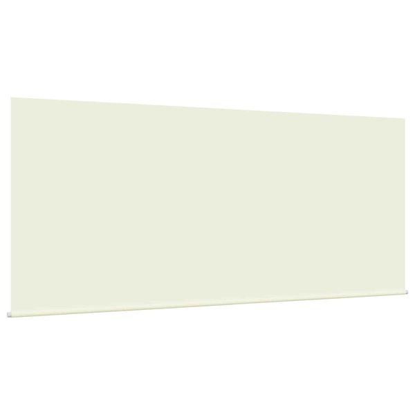 vidaXL Retraktilna tenda krema 350 x 250 cm Poliester in aluminij