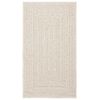 vidaXL Rug "ZIZUR" Cream 60x110 cm Juta videz Notranje in zunanje