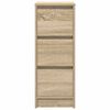 vidaXL Komoda sonoma hrast 29,5x34x76 cm inženirski les