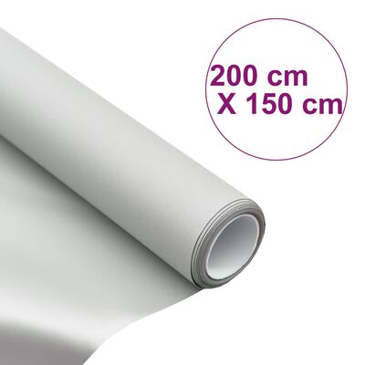 vidaXL Platno za projekcijski zaslon PVC s kovinskim videzom 100" 4:3