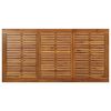 vidaXL Vrtna miza z nogami V oblike 140x80x75 cm trden akacijev les