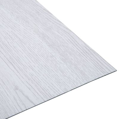 vidaXL Samolepilne talne plošče 20 kosov PVC 1,86 m² bele