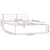 vidaXL Dvižni posteljni okvir kapučino umetno usnje 120x200 cm