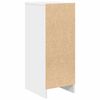 vidaXL Komoda bela 29,5x34x76 cm inženirski les