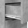 vidaXL Posteljne mize s predalom 2 pcs Betonsko siva 40 x 30 x 467 cm