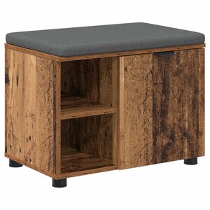 vidaXL Haldna klop Star les 60 x 38 x 46 cm Oblikovan Les in Tkanina