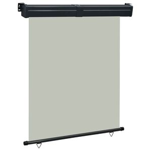 vidaXL Balkonska stranska tenda 145x250 cm siva