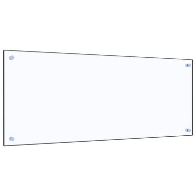 vidaXL Kuhinjska zaščitna obloga prozorna 100x40 cm kaljeno steklo
