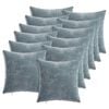 vidaXL Prevleka za blazino 12 pcs HEERLEN Svetlo modra 40 x 40 cm