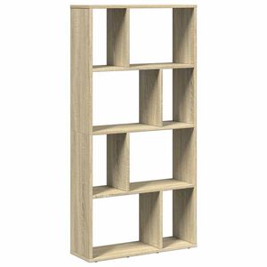 vidaXL Knjižna omara sonoma hrast 60x20x120,5 cm inženirski les
