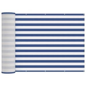 vidaXL Zaslon za zasebnost na balkonu 150 x 800 cm Blago s PU prevleko