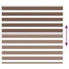 vidaXL Zebra senčilo rjave 155x150 cm tkanina &scaron;irina 150,9cm poliester